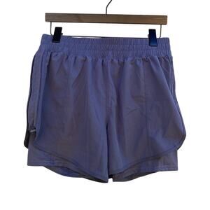AVIA gray athletic running shorts, women’s size medium